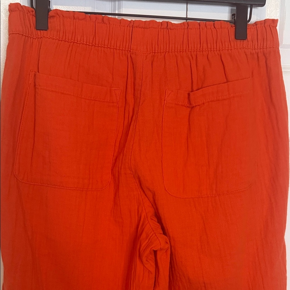 Old Navy High-Rise Orange Pants - Picture 4 of 4